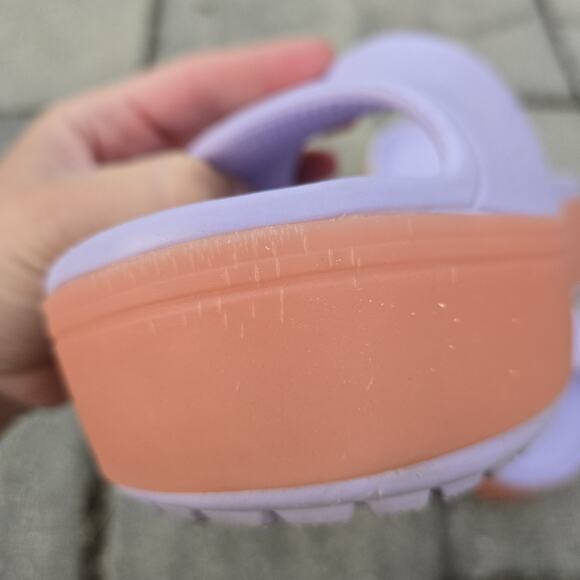 Crocs Crocband Womens Size 9 Platform 205631 Slides Sandals Lavender Slip On - Picture 7 of 11